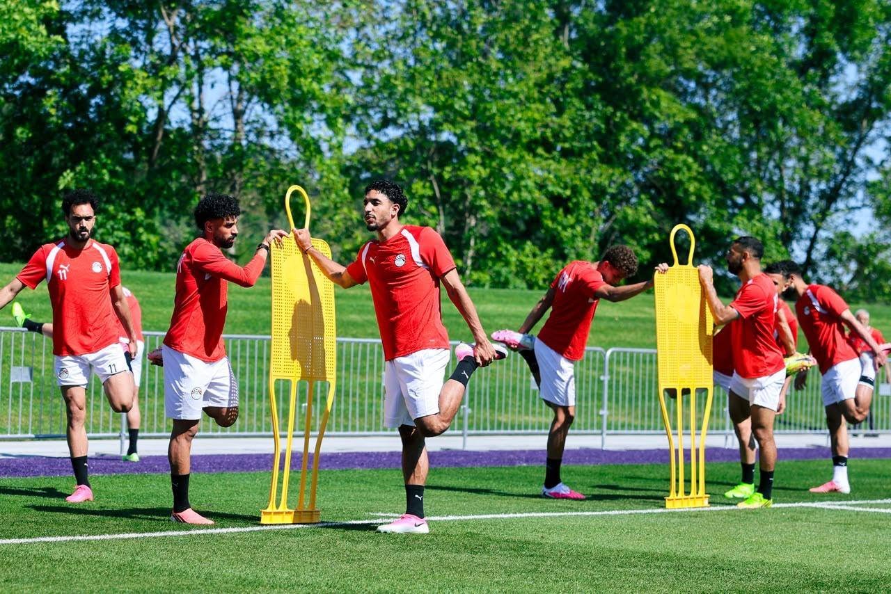 منتخب مصر يختتم تدريباته لمواجهة بلجيكا 12 منتخب مصر يختتم تدريباته لمواجهة بلجيكا 12